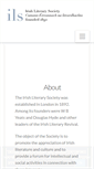 Mobile Screenshot of irishlitsoc.org